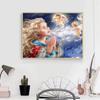 Cartoon Girl Diamond Painting Full Round Drill 5D Diy Rhinestone Embroidery Cross Stitch Little Angel Wall Art Pictures