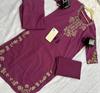 Women Designer Embroidered Kurta Pant Dupatta Set Party Wear Top Tunic Ethnic Salwar Suit