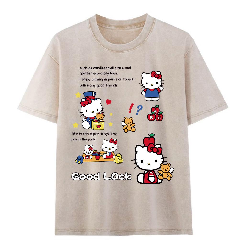 Women s Oversize Retro Distressed Short-Sleeve Cotton T-Shirt 2XL хаки