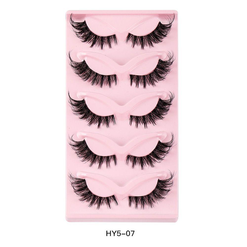 3D Artificial Fiber Women Beauty False Eyelashes Thick Long Eye Lashes Eye Extension Fox Eye