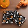 XCHI Halloween Spooky Ghost Black Kitchen Towels Dish Towels 18x26 Inch Home Kitchen Decorations Hand Towels Set of 2 Drying Dishcloth