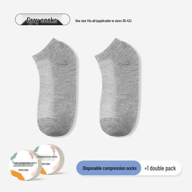Одноразовые компрессионные носки унисекс: Портативные, Дышащие, Влагоотводящие, Средней длины, Стерильные, Идеальны для путешествий