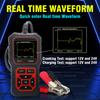 NEW Digital Battery Analyzer Tester For 12V 24V Car Truck Motorcycle Universal
