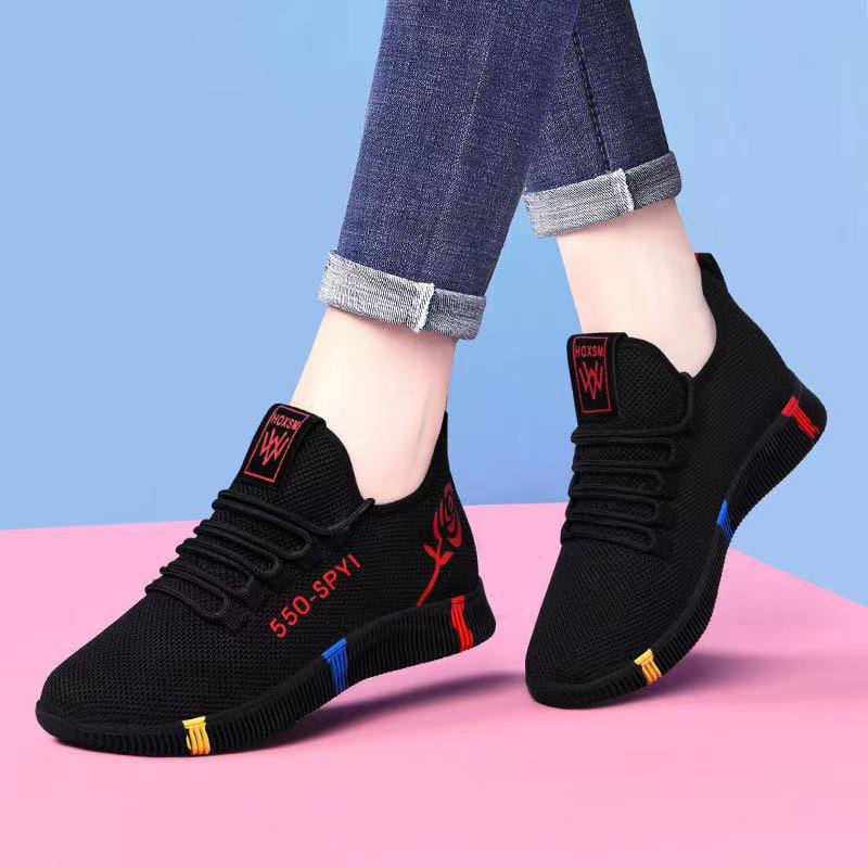 Order A Size Up Shoes for Women Sports Casual Outdoor Tennis Shoes Lightweight Non-slip Breathable Sneakers Soft Walking Shoes