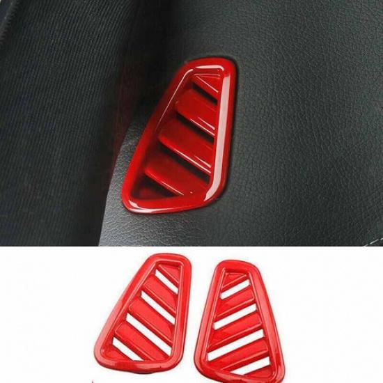 Side Outlet Vent For Benz A-Class CLA 19-22 Car Dashboard Bright Red Covrs Trim