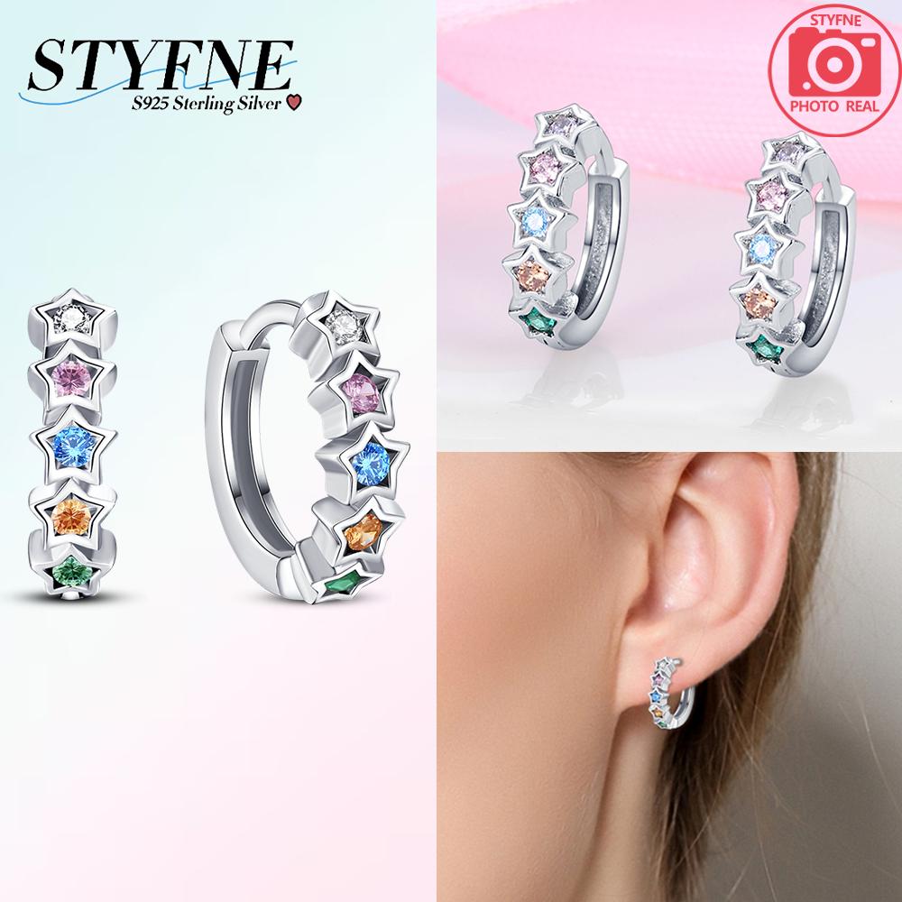 Brincos de abelha para menina adorável amarelo preto dançando abelha feliz s925 brincos de argola presente de aniversário joias de prata