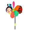 Six Colors Three-dimensional Windmill Cartoon Children Toys Home Garden Decoration Wind Spinner Whirligig Yard Decor