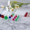 Resin Beads Molds with Hole Silicone Resin Epoxy Molds for Cabochon Gemstone Pendant Earrings Jewelry Casting Molds
