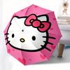1pc Hello Kitty Pink Hearts Umbrella with Plastic Handle,Suitable for All Seasons Home Travel Outdoor UmbrellaSanlio465