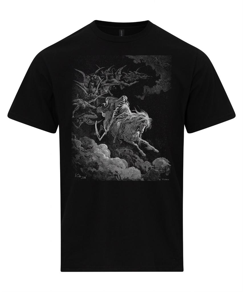 Death On The Pale Horse Gustave Doré Fine Art Gothic T-Shirt