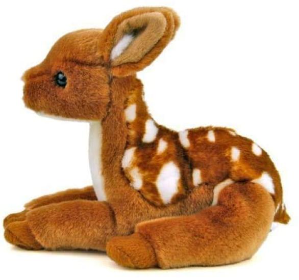 Calorata Sika Deer Plush Toy Animal to the Realistic Deer Animal Baby Toy Doll Gift Present Birthday Christmas Present (Realistic Baby/Soft Touch)