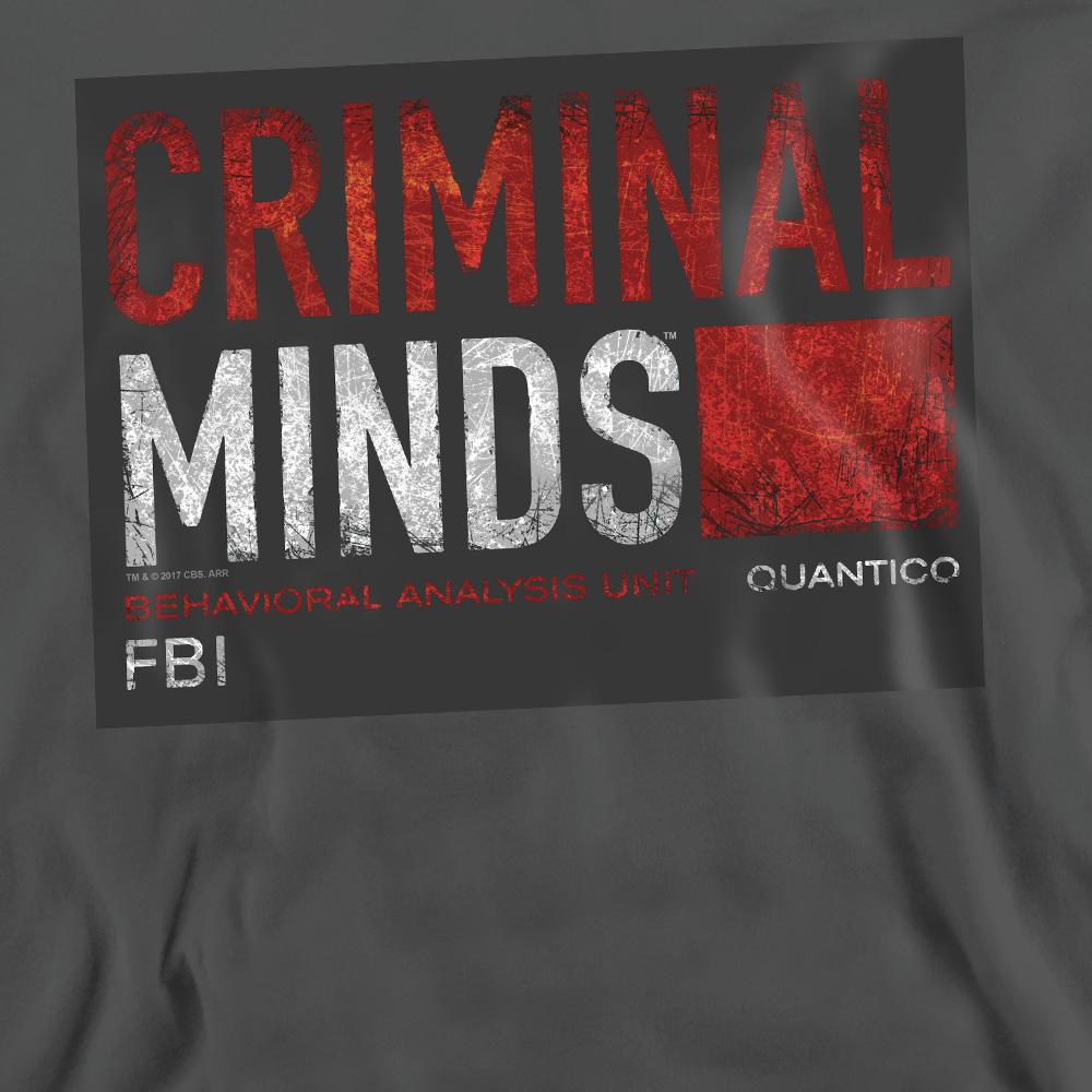 Criminal Minds Unisex Adult Title Card Sweatshirt
