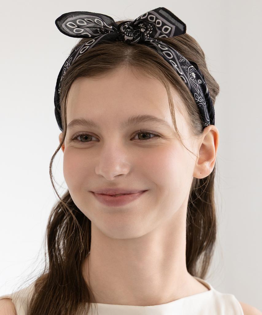 TATIANA Classic Paisley Silk Blend Scarf Sf2909