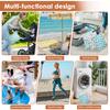 3Pcs Wet Dry Bag Polyester Waterproof Nappy Bag with Wrist Strap Reusable Travel Laundry Bag Baby Cloth Diaper Organiser Pouches