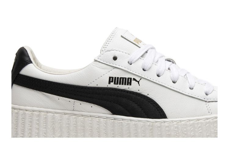 Women's Sneakers Puma Creeper Rihanna Fenty Leather White (Women's) White/Puma Black-Puma White