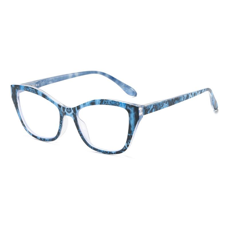 

New Printed Reading Glasses Men Women Middle-Aged And Elderly Anti Blue Light Eyeglass Spring Leg No Face Pinch Eyewear +1.0 +4.0