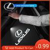 AAPS1 Interior Stickers For F SPORT ES RX NX LS UX LM LX GX LC RZ IS CT GS RC HS SC TX LBX IS300 2PCS LED Car Door Projector Wel