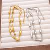 Pepper Shaped Chain Necklace for Women Clavicle Chain 316L Stainless Steel Choker Necklaces Charm Girl Partry Jewelry Gifts