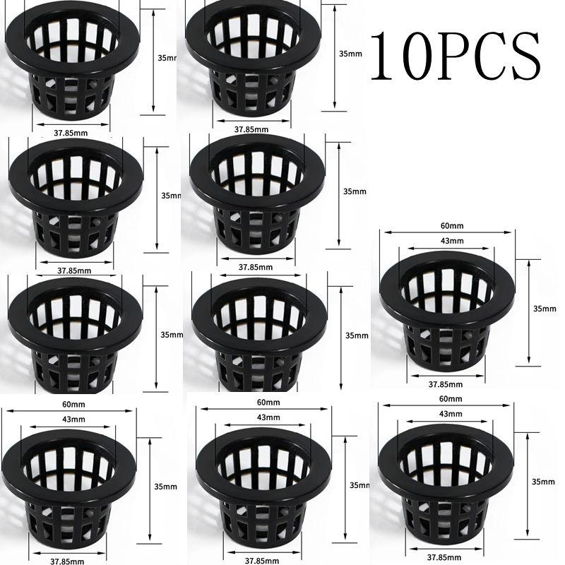 10/20/50Pcs Hydroponic Colonization Net Basket Plant Nursery Pot Aeroponic Vegetable Planting Grow Soilless Culture Sponge Cup