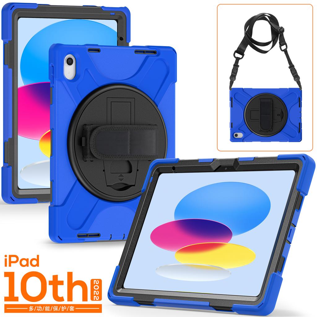 360 Rotating Stand Case Universal for IPad 2025 A16 11th 10.9 2022 10th Gen. A3354 A3355 A3356 A2757 A2777 A2696 Hybrid Cover