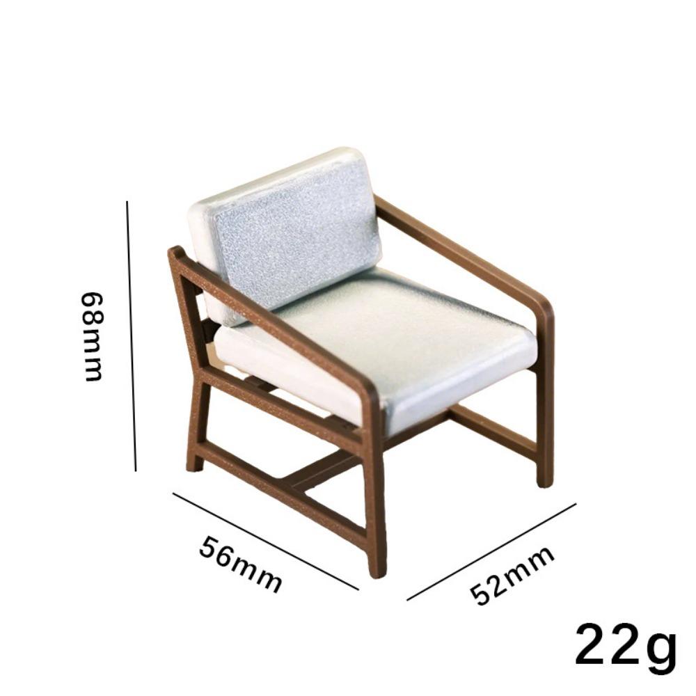 Multistyles European Style Sofa Model Mini Living Room Furniture New Pretend Play Toys