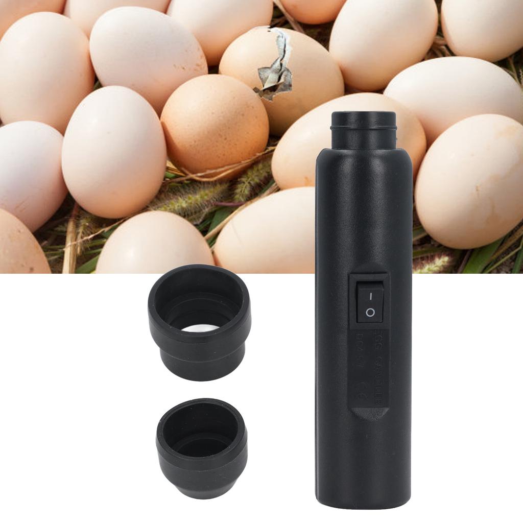 Egg Tester Light USB Rechargeable Bright LED Cool Light Egg Candler Tester for Egg Development Monit