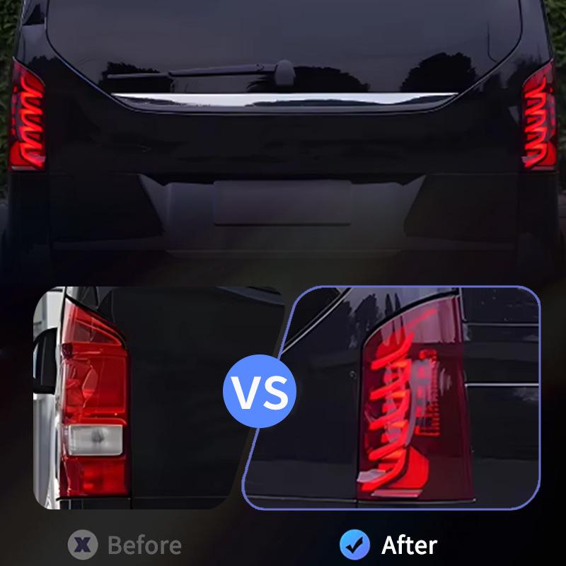 16-21 Mercedes-Benz Vito V260/W447 LED Taillight Assembly with Flowing Daytime Running Lights