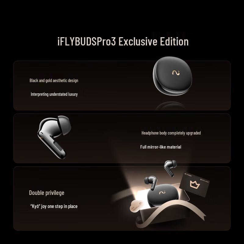 IFLYTEK iFLYBUDS Pro 3 AI Geräuschunterdrückende Bluetooth-Ohrhörer