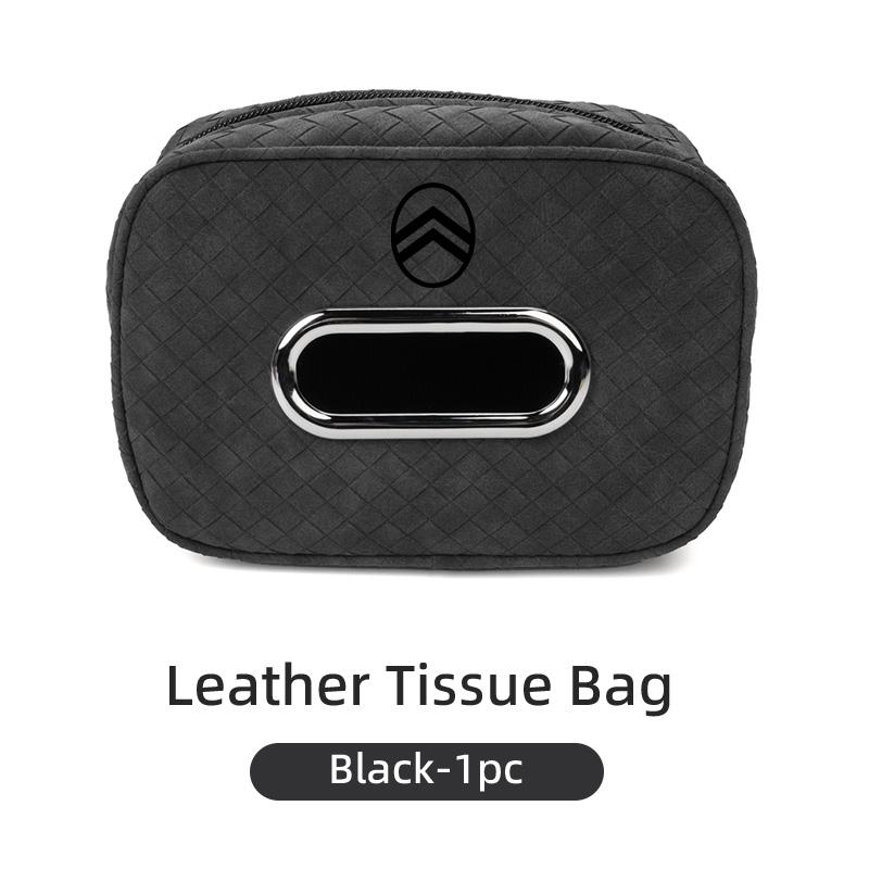 

Автомобильный клетчатый держатель для салфеток Кожаная коробка для салфеток Сумка для подвешивания на спинку сиденья Аксессуары Для Citroen C4 C3 C5 C1 C2 Celysee Cactus Berlingo