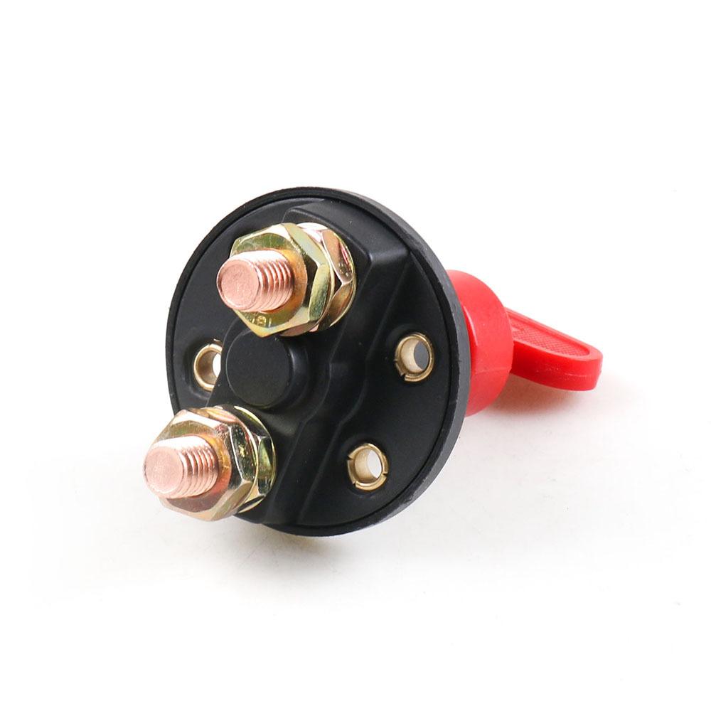 300A 12V 24V Red 2Key Cut Off Battery Main Kill Switch Vehicle Car Modify Isolator Disconnector Truck Boat Auto Car Power Switch