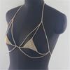 Yousheng Women Body Chain Jewelry Layered Chest Chains Rhinestone Necklace Rave Party Nightclub Body Jewelry Accessories for Women Girls