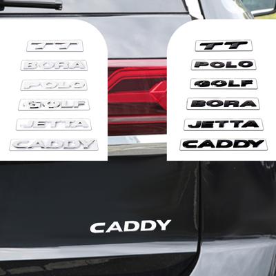 1 ks 3D ABS Samolepka s logem písmena na auto Dekorace zadní části Odznak Emblem zadního kufru auta Samolepka Příslušenství