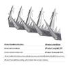 304 Stainless Steel Anti-Climb Wall Spikes