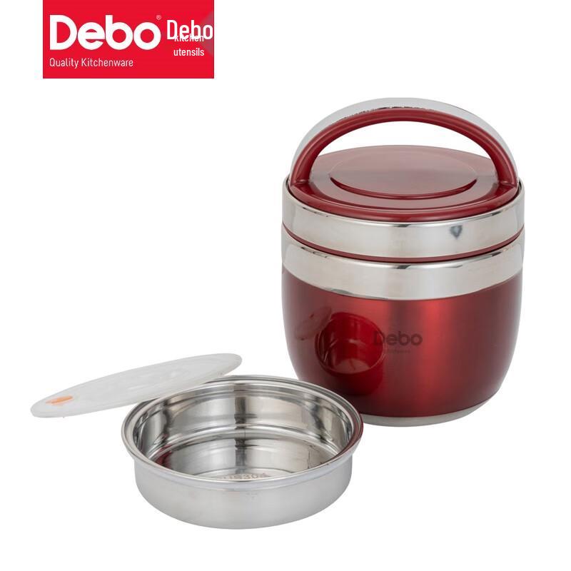 DePro 304 Stainless Steel Two-Layer Insulated Lunch Box