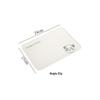 Cream Style Little Bear Rectangular Tea Tray for Cups, Snacks, and Fruits
