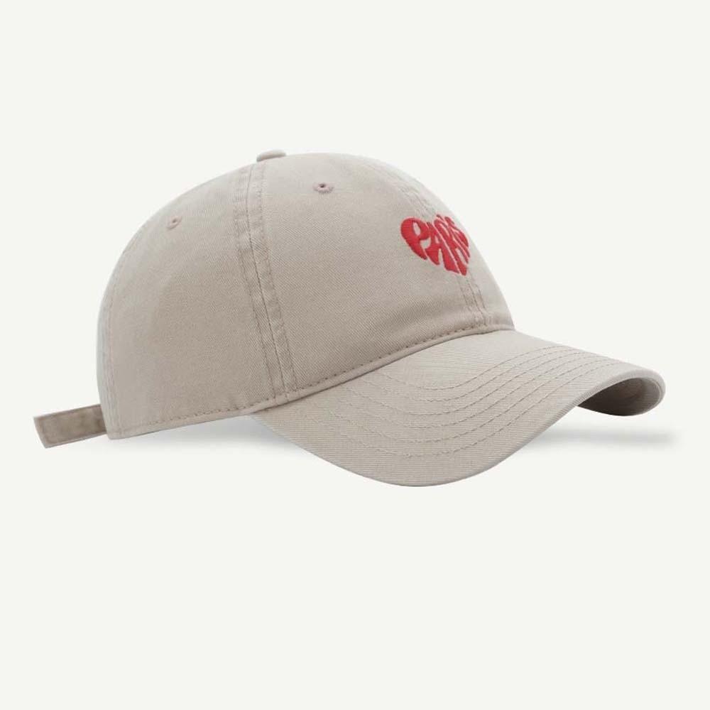 Korean Style Letter Embroidery Baseball Cap Sunscreen Unisex Sunshade Casquette  All Seasons