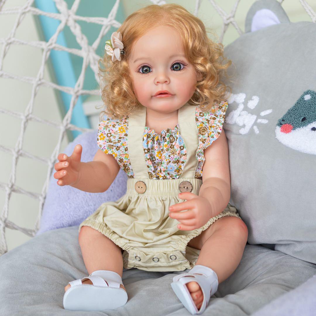 

Кукла Реборн Cokela 55 см 3D Высокоцветная SueSue 55cm