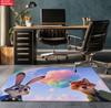 Cartoon Fox and Rabbit Large Room Carpet Non Slip Cartoon Kids Bedroom Living Room Floor Mat Home Decor Children's Play Carpet