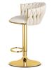 MIG stool - beige / gold base x 1