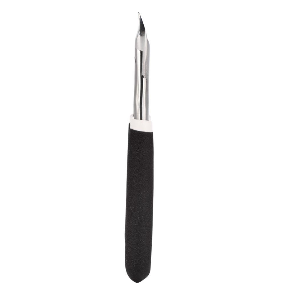 Stainless Steel Cuticle Nipper Double Spring Stainless Steel Nail Clipper Professional Salon Use чёрный