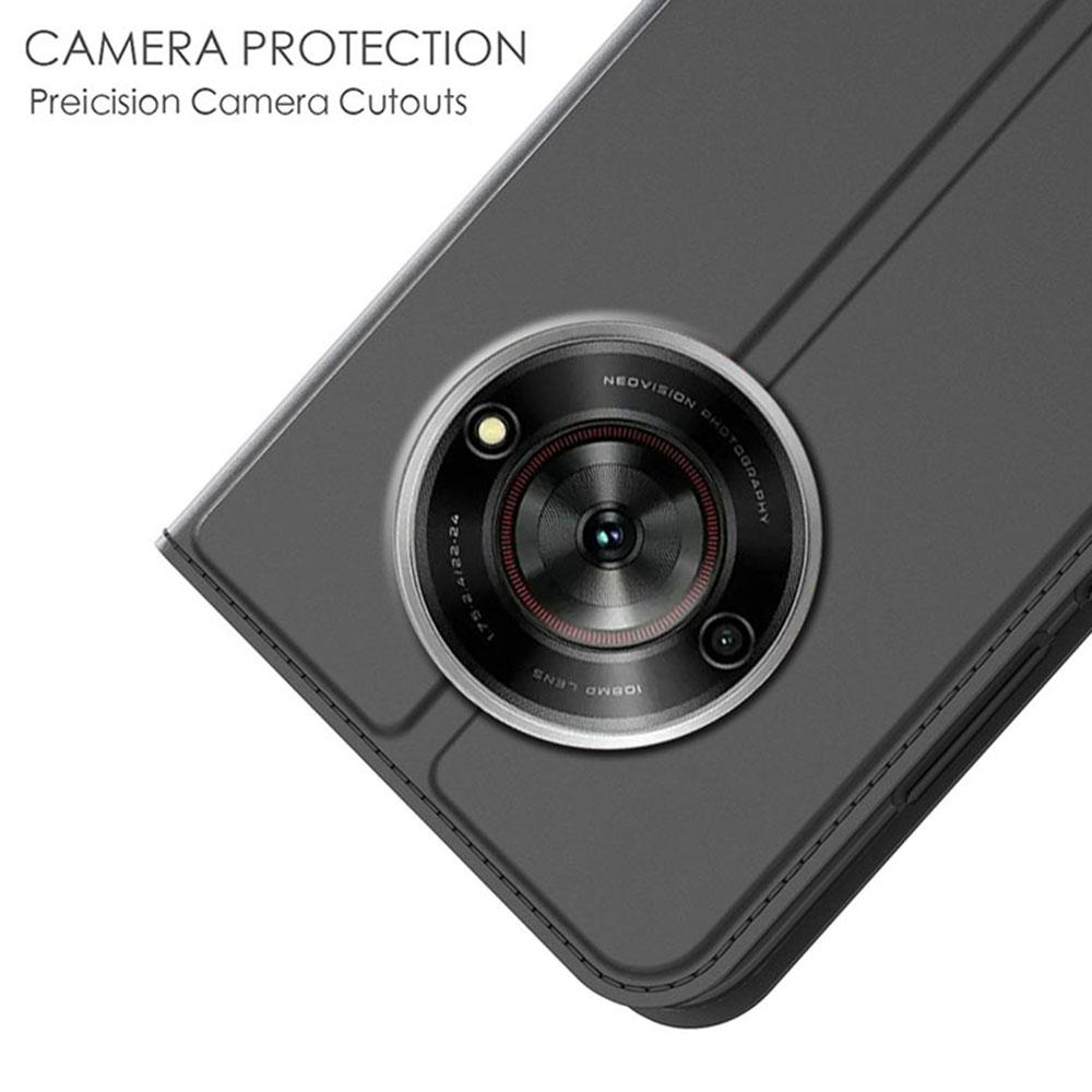 Pour ZTE nubia Focus Étui Housse de Téléphone en Cuir PU avec Porte-Cartes Support Fermeture Magnétique