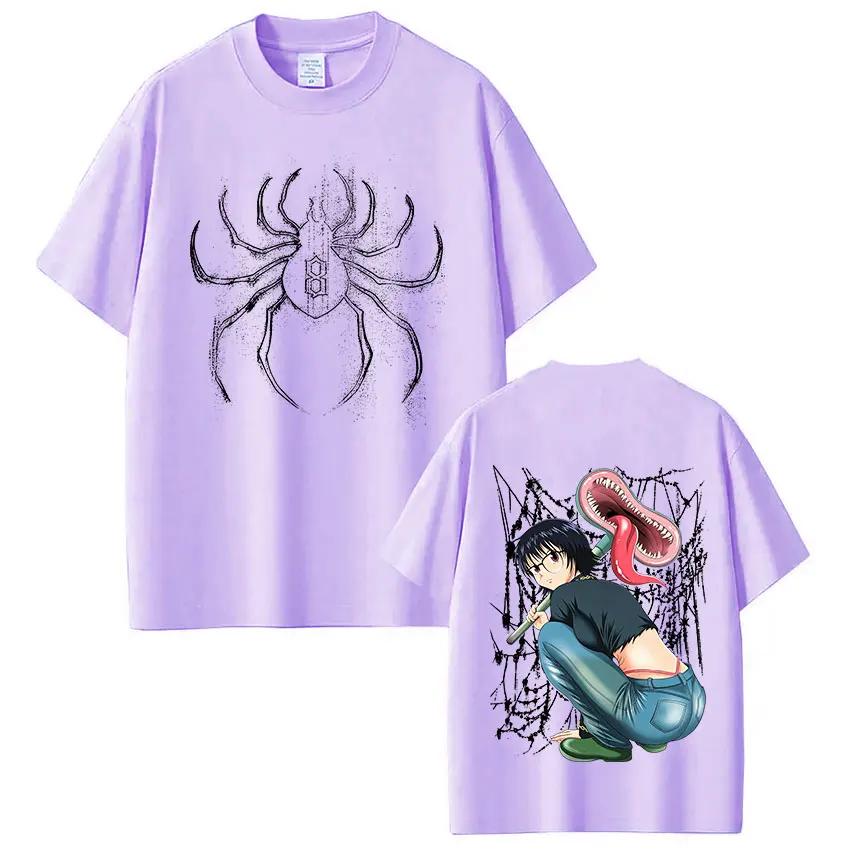 Customization Anime Hunter X Hunter Shizuku Spider Troupe Phantom T Shirt Unisex Unisex Clothing Fashion Harajuku Tshirt Oversized