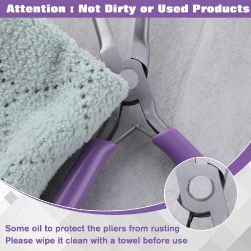 SPEEDWOX Bent Nose Pliers, Needle Nose Pliers, Bent Type, Needle Remover, Mini Bent Nose Pliers, Needle Nose Pliers, Micro Nose Pliers, No Grooves, No