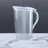Water Pitcher Jug 2L with Lid and Handle Beverage Jar Measuring Cup for Home Catering