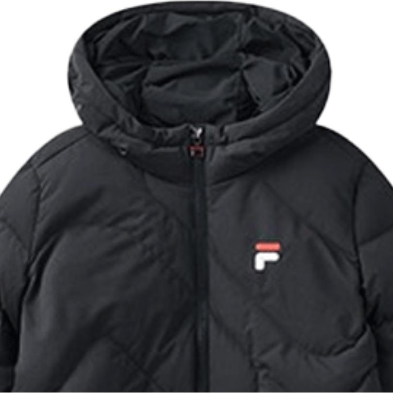FILA Fleece Long Sleeve Down Jacket Women outerwear Legendary-Blue F61W148919FNV