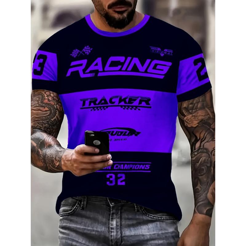 Summer 3D Printed Large-sized Men's T-shirt - Quick-drying Breathable Loose-fitting and Comfortable Suitable for Daily Wear