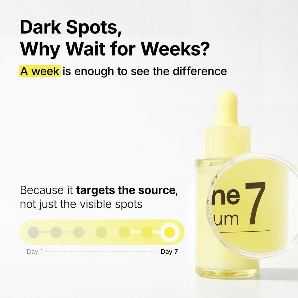 MANYO FACTORY Glutathione 7 Dark Spot Serum Niacinamide 50000ppm Brightening Blemish Care 30ml