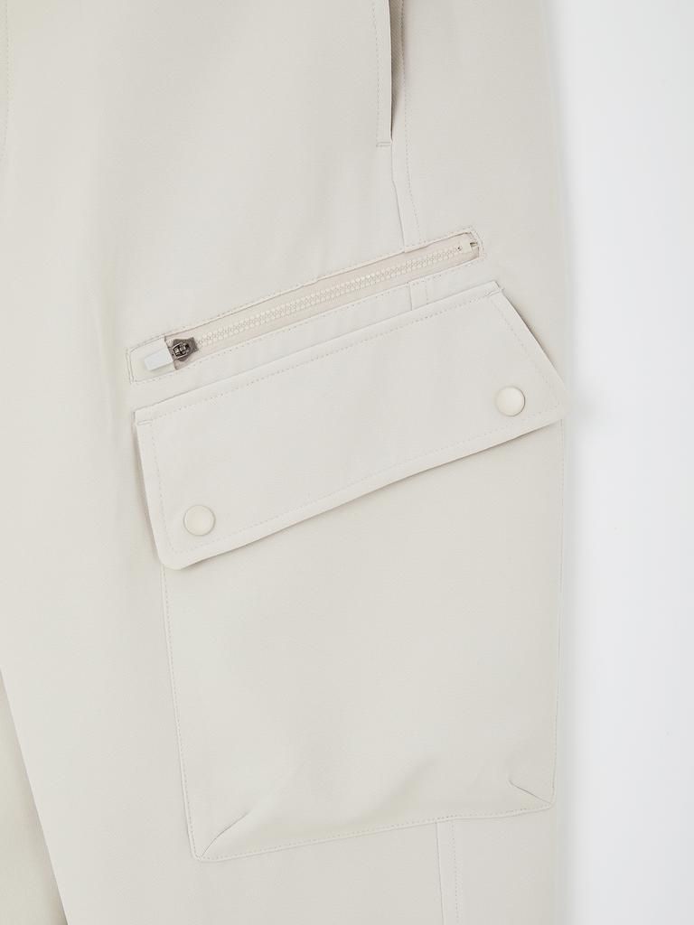 IKALOOK Spring/Autumn Stretch Elastic Cargo Jogger Pants Cpt149