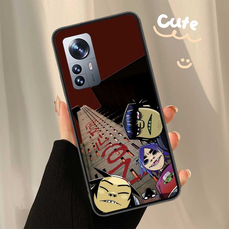 Gorillaz Anime Phone Case For Xiaomi Poco F7 Mi 14 Ultra 15 13 12 Pro 11T 10T 12T Pro 12X 11i 11 10 Lite 5G 9 8 Cover Capa Coque
