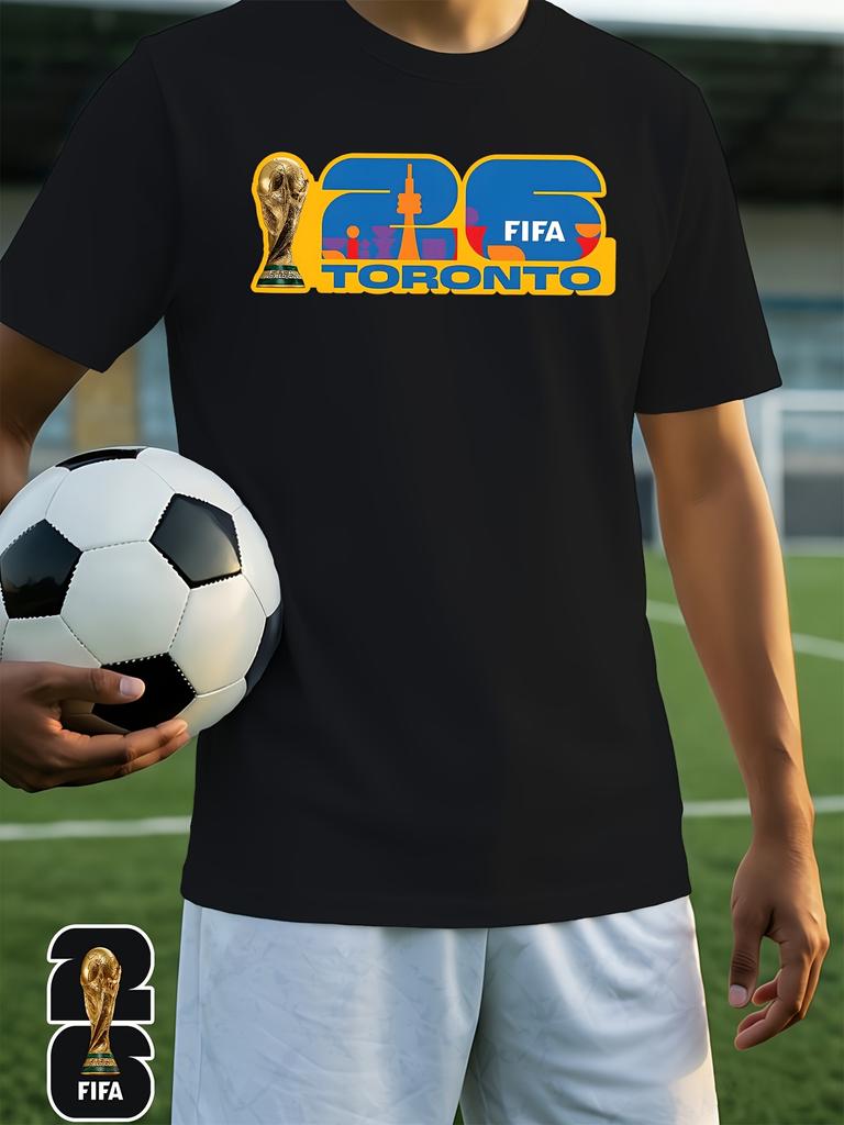 Men'S Home Wear Top [FIFA World Cup Authorization] FIFA. 2026 World Cup Sports Short Sleeved Casual Men'S Clothing